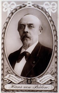 Porträt des deutschen Dirigenten und Pianisten Hans von Bülow