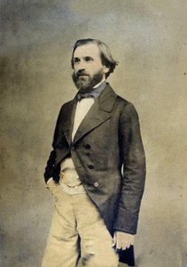 Porträt des italienischen Komponisten Giuseppe Verdi