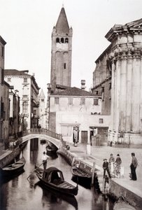 San Giovanni e Paolo Viertel in Venedig - Fotografie, Ende 19. Jahrhundert