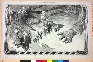 Der Albtraum der Habsburger ("Le Cauchemar des Habsbourg") von Unknown photographer