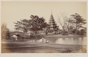 Ansicht der Eden Gardens, Kalkutta