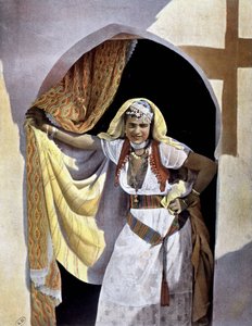 Junge tunesische Frau. Fotografie 1893