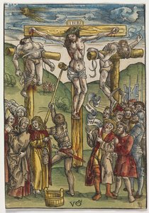 Die Passion: Die Kreuzigung, vor 1508 von Urs I Graf