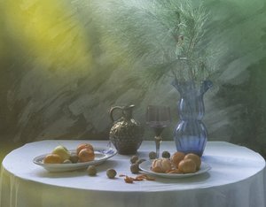 Rustikales Obststillleben von UstinaGreen