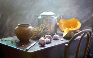 Rustikales Ernte-Stillleben von UstinaGreen
