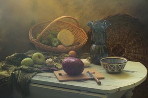 Rustikales Küchenstillleben von UstinaGreen
