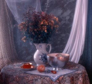 Vintage Blumen Stillleben