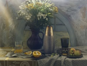 Wildblumen und frische Früchte von UstinaGreen