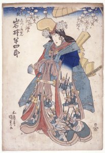 Iwai Hanshiro in der Rolle von Shizuka Gozen