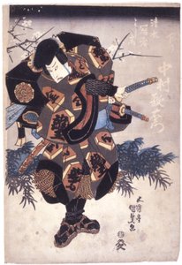 Nakamura Utaemon in der Rolle von Shimizu Kanja Yoshitaka