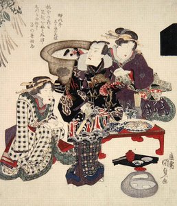 Otawaya (Onoe Kikugoro) in Umemoto, ca. 1825