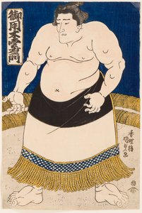 Porträt des Sumo-Ringers Goyogi Kumoemon