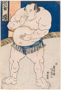 Porträt des Sumo-Ringers Itadaki