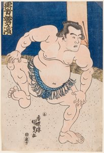 Porträt des Sumo-Ringers Koyanagi Tsunekichi