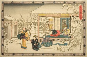 Akt 9 (Kyudanme), aus der Serie "Die Rache der loyalen Retainer (Chushingura)"