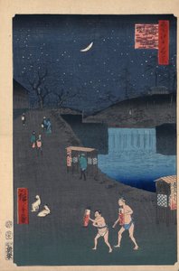 Aoi-Hang außerhalb von Toranomon, Hundert berühmte Ansichten von Edo, 1856-1858 von Utagawa Hiroshige