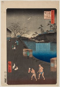 Aoi-Hang außerhalb von Toranomon, aus der Serie „Hundert berühmte Ansichten von Edo“ von Utagawa Hiroshige