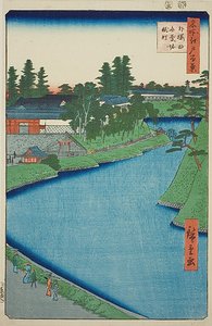 Benkei-Graben von Soto-Sakurada nach Kojimachi, Nr. 54 aus der Serie "Hundert berühmte Ansichten von Edo"