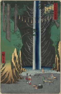 Fudo-Wasserfall, Oji, 1857