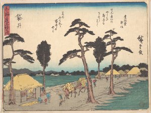Fukuroi von Utagawa Hiroshige