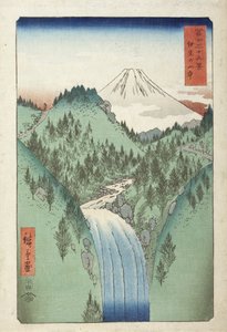 In den Bergen der Provinz Izu von Utagawa Hiroshige