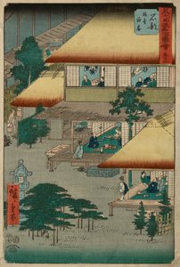 Ishibe, aus der Serie „Dreiundfünfzig Stationen des Tokaido“