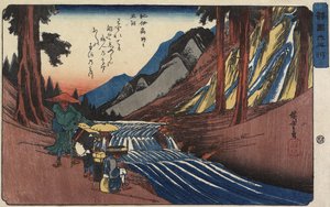 Juwelenfluss von Ko_ya in der Provinz Kii, 1835-1837
