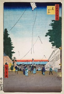 Kasumigaseki Hundert berühmte Ansichten von Edo, 1856-1858