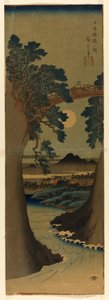 Affenbrücke in der Provinz Kai (Koyo Saruhashi no zu)