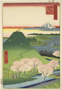 Neuer Fuji, Meguro (Meguro, Shin Fuji), aus der Serie Einhundert berühmte Ansichten von Edo (Meisho Edo hyakkei)
