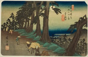 Nr. 26: Mochizuki, aus der Serie "Neunundsechzig Stationen der Kisokaido (Kisokaido rokujukyu tsugi no uchi)"