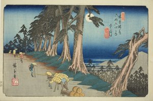 Nr. 26: Mochizuki, aus der Serie "Neunundsechzig Stationen des Kisokaido (Kisokaido rokujukyu tsugi no uchi)"