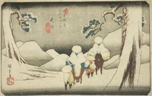 Nr. 47: Oi, aus der Serie "Neunundsechzig Stationen des Kisokaido" von Utagawa Hiroshige