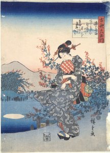 Noji: Sechs Tama-Flüsse von Utagawa Hiroshige