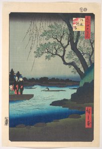 Ommayagashi, Sumida-Fluss von Utagawa Hiroshige