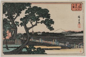 Bild von Matsuchiyama, aus der Serie Berühmte Orte in der östlichen Hauptstadt