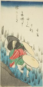Reispflanzung von Utagawa Hiroshige