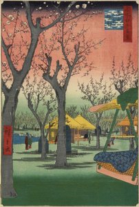 Pflaumengarten in Kamata, Februar 1857