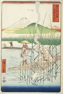 Der Sagami-Fluss von Utagawa Hiroshige