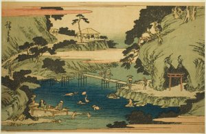 Takinogawa in Oji (Oji Takinogawa), aus der Serie "Berühmte Orte in der östlichen Hauptstadt (Toto meisho)"
