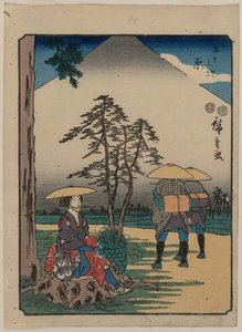 Die dreiundfünfzig Stationen des Tokaido: Hara