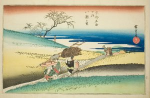 Das Dorf Yase (Yase no sato) aus der Serie "Berühmte Orte in Kyoto (Kyoto meisho no uchi)"