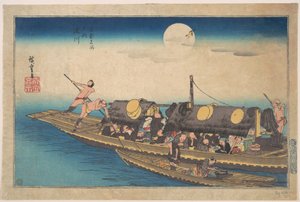 Yodogawa von Utagawa Hiroshige