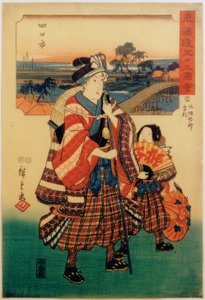 Yokkaichi von Utagawa Hiroshige