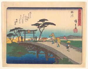 Tōkaidō Gojūsan-tsugi Kakegawa von Utagawa Hiroshige