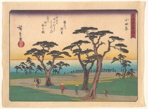 Tōkaidō 53 Stationen, Odawara von Utagawa Hiroshige