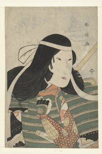 Büste von Iwai Kumesaburo von Utagawa Kunimasa