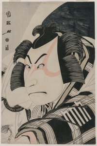 Nakamura Nakazo II als Matsuomaru in der Kutschenstopp-Szene von Utagawa Kunimasa