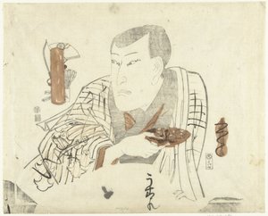 Schauspieler mit Schale