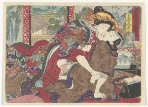 De pleisterplaats Kyoto von Utagawa Kunisada (I)